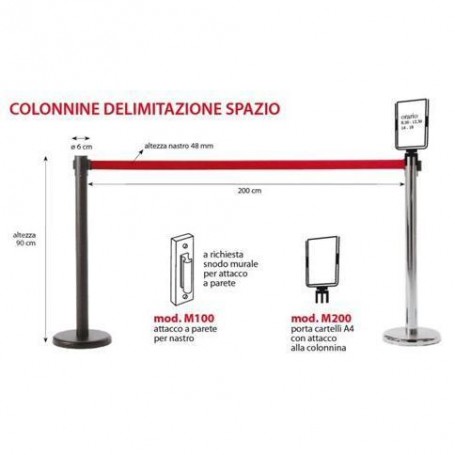 KIT COLONNINA CR COMPL. NASTRO  BLU (KIT612CR480-BL)