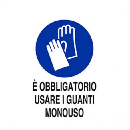 E OBBLIGATORIO USARE GUANTI MONO (M0093920ADB0300X0200)