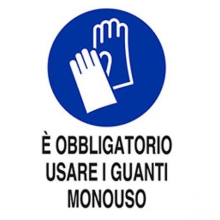 E OBBLIGATORIO USARE GUANTI MONO (M0093920ALB0500)