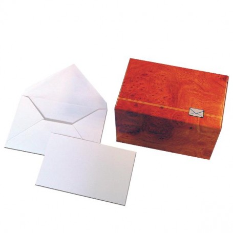 CF100 BUSTA CON BIGLIETTO FT4 BIANC (532B)