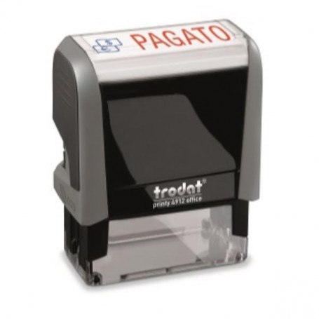 TIMBRO PRINTY 4912  PAGATO  NERO (43265)