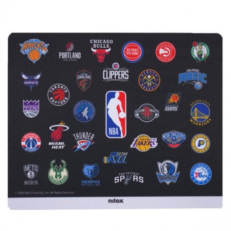 MOUSE PAD NBA BLACK TEAMS (NXMPNBABLK)