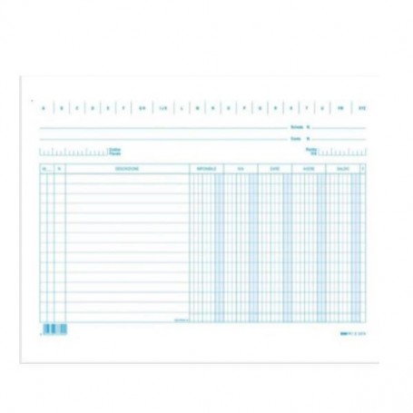 CF100SCHEDE DARE/AVERE/SALDO BL/VER (E3379)