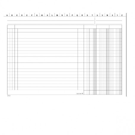 CF100 SCHEDA 3 COLONNE RUBR. A/Z (DU157200000)