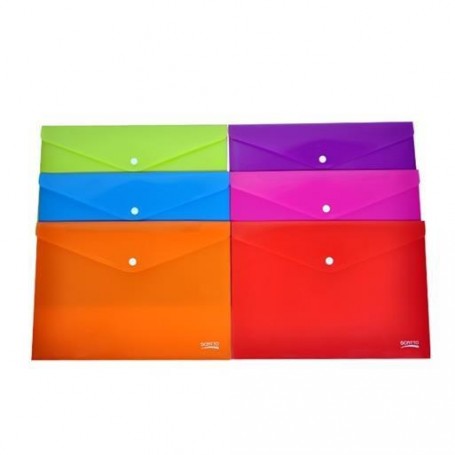 CONF6 BUSTA C/BOTT.IN PP RIGIDO A/5 (387S)