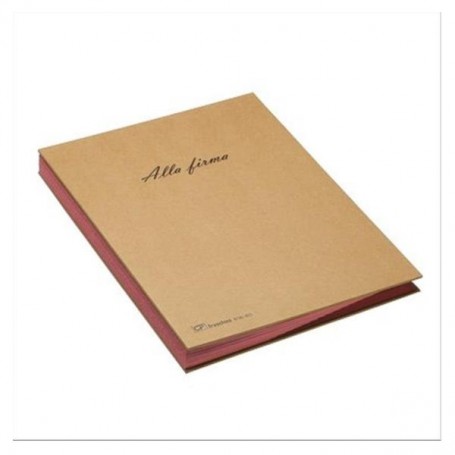 LIBRO FIRMA 18 INTERCALARI ROSSO (618-ECO)