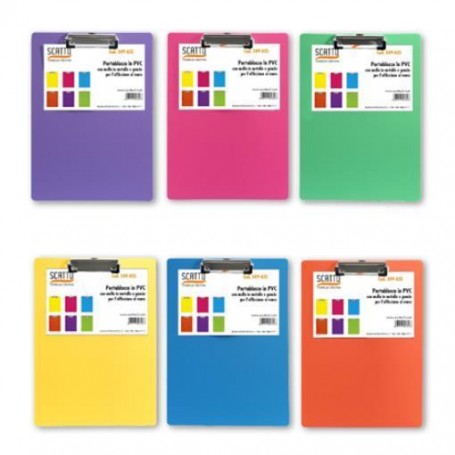 PORTABLOCCO IN PVC COL.ASSORTITI (349-ASS)