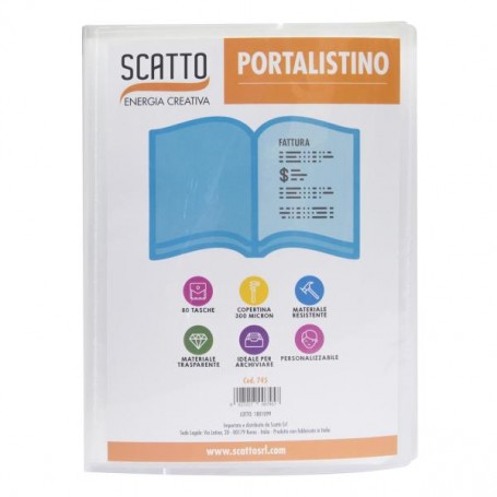PORTALISTINO PERSONALIZZ. 40 FOGLI (743)