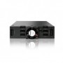 Icy Dock MB996SK-6SB pannello drive bay Nero (MB996SK-6SB)