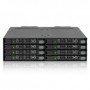Icy Dock MB998SP-B pannello drive bay Nero (MB998SP-B)