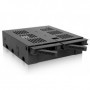 Icy Dock MB322SP-B pannello drive bay Nero (MB322SP-B)