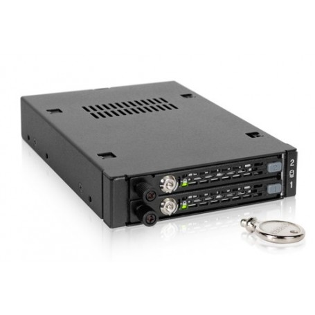 Icy Dock MB492SKL-B pannello drive bay Nero (MB492SKL-B)