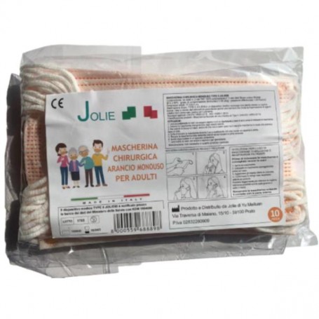 CF10MASCHERINE TIPO2 ARANCIO (MASKJOLIE88ARANCIO)