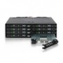 Icy Dock MB998IP-B pannello drive bay Nero (MB998IP-B)