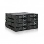Icy Dock MB508SP-B pannello drive bay 2x 5,25" Pannello portante Nero (MB508SP-B)