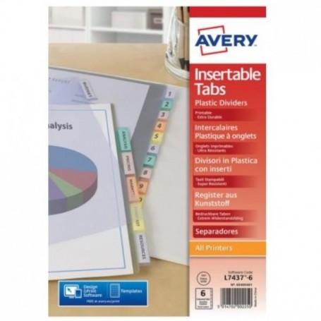 DIVISORI TRASPARENTI 6 TASTI (05611501)