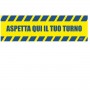 BUSTA 2FG PVC ASPETTA QUI ILTUO TUR (X290COV-9)