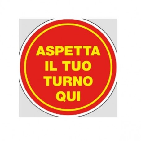 ASPETTA IL TUO TURNO QUI 20CM (06625010ADB0000D0200)