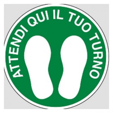 ATTENDI QUI IL TUO TURNO IMPRONT (06625013ADB0000D0200)