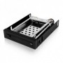 ICY BOX IB-2216StS 8,89 cm (3.5") Pannello incassato Nero (20906)