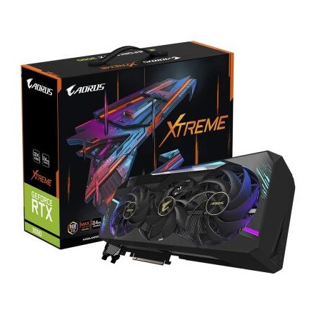 Gigabyte AORUS GeForce RTX 3090 XTREME 24GB GDDR6X - 3x DisplayPort / 3x HDMI (GV-N3090AORUS X-24GD_PROMO)