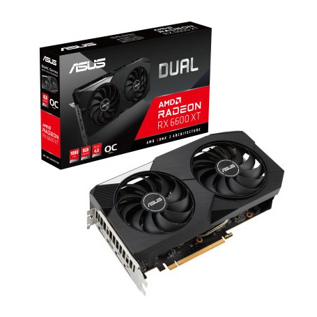 Asus Dual Radeon RX 6600XT da 8 GB - GDDR6 da 8 GB, 1x HDMI, 3x DP (90YV0GN1-M0NA00_PROMO)