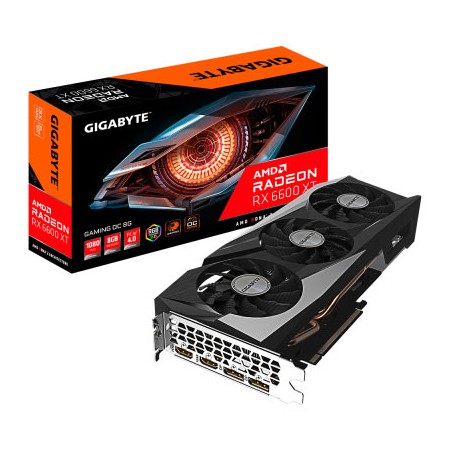 GIGABYTE Radeon RX 6600 XT Gaming OC 8G - 8 GB GDDR6, 2x HDMI, 2x DP (GV-R66XTGAMING OC-8GD_PROMO)