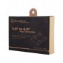 Silverstone SST-SDP08B pannello drive bay 8,89 cm (3.5") Nero, Nichel (SST-SDP08B)