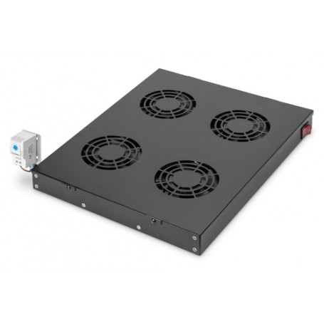 Digitus Cooling Unit for 19" Installation Pannello vuoto ventilato (DN-19 FAN-4-HO-SW)