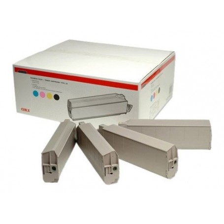 OKI Toner Rainbow Kit for C9300/C9500 cartuccia toner 4 pz Originale Nero, Ciano, Magenta, Giallo (01101101)