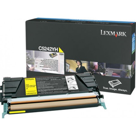 Lexmark Yellow High Yield Toner Cartridge for C524 cartuccia toner Originale Giallo (C5242YH)