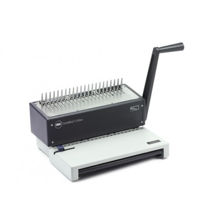 GBC CombBind C150Pro Rilegatrice a pettine 450 fogli Alluminio, Nero (IB271106)
