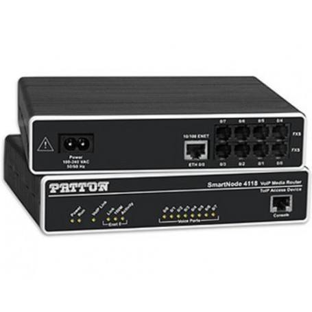 Patton SN4118 gateway/controller (SN4118/4JS4JO/EUI)