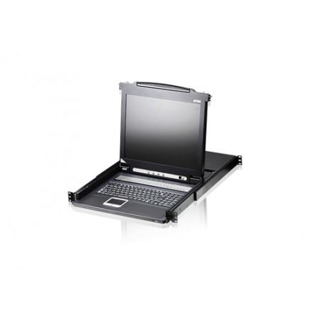 ATEN CL1008M console a rack 43,2 cm (17") 1280 x 1024 Pixel Metallo, Plastica Nero 1U (CL1008M-ATA-XG)
