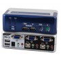 EFB Elektronik EB943 switch per keyboard-video-mouse (kvm) Blu, Argento (EB943)