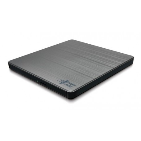 Hitachi-LG Slim Portable DVD-Writer lettore di disco ottico DVD±RW Argento (GP60NS60.AUAE12S)