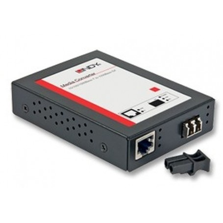 Lindy LC Fibre Optic Converter convertitore multimediale di rete 1000 Mbit/s (25116)