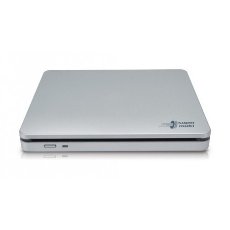 Hitachi-LG Slim Portable DVD-Writer lettore di disco ottico DVD±RW Argento (GP70NS50.AHLE10B)