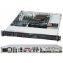 Supermicro CSE-111LT-330CB sistema barebone per server Rack (1U) Nero, Argento (CSE-111LT-330CB)