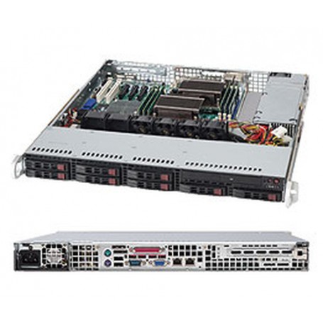 Supermicro SuperChassis 113MTQ-330CB Supporto Nero 330 W (CSE-113MTQ-330CB)