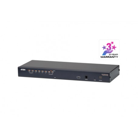 ATEN KH1508A-AX-G switch per keyboard-video-mouse (kvm) Nero (KH1508A-AX-G)