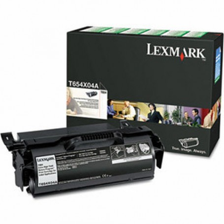 Lexmark T654X80G cartuccia toner 1 pz Originale Nero (T654X80G)