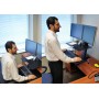 Ergotron WorkFit-S, Dual with Worksurface+ Nero Supporto multimediale (33-349-200)