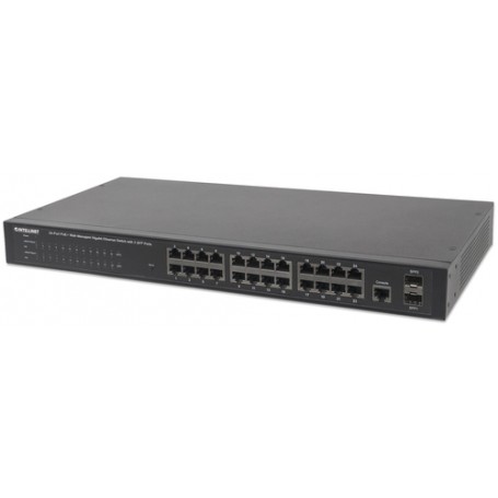Intellinet 560559 switch di rete Gigabit Ethernet (10/100/1000) Supporto Power over Ethernet (PoE) Nero (560559)