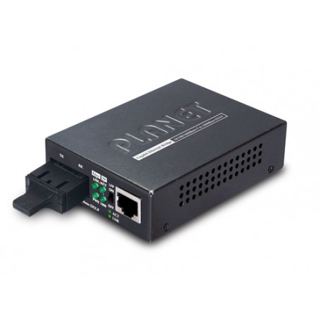PLANET GT-802S convertitore multimediale di rete 1000 Mbit/s 1310 nm Nero (GT-802S)