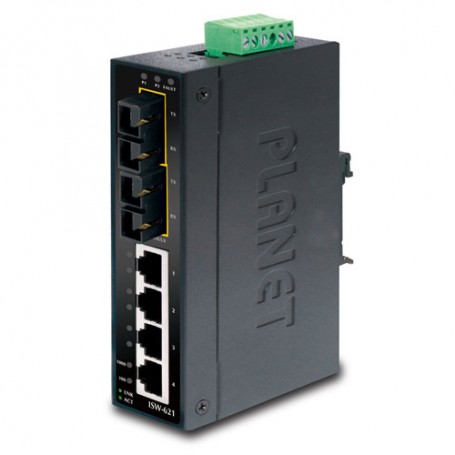 PLANET ISW-621S15 switch di rete Non gestito L2 Fast Ethernet (10/100) Nero (ISW-621S15)