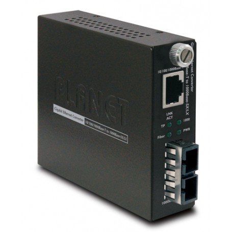 PLANET GST-802 convertitore multimediale di rete 2000 Mbit/s 850 nm Modalità multipla Nero (GST-802)