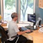 Ergotron WorkFit -A, Single LD @ Worksurface+ 61 cm (24") Nero (24-317-026)