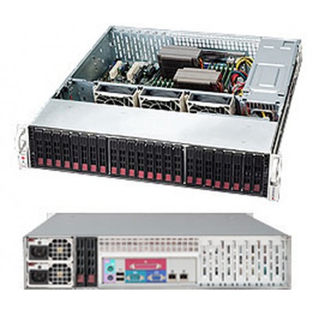 Supermicro CSE-216BE2C-R920LPB sistema barebone per server Armadio (2U) Nero, Argento (CSE-216BE2C-R920LPB)