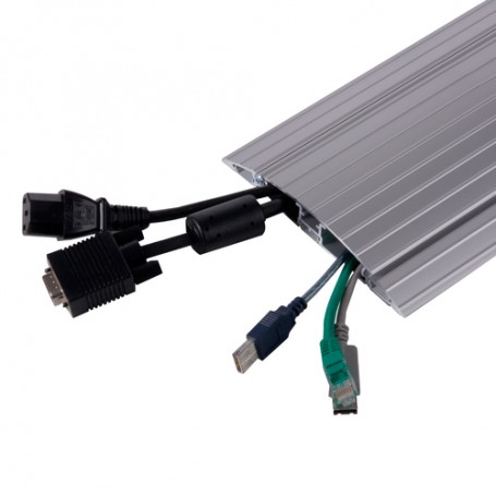 Dataflex 31.452 cavo proiettore Canalina per protezione cavi da pavimento Argento (31.452)